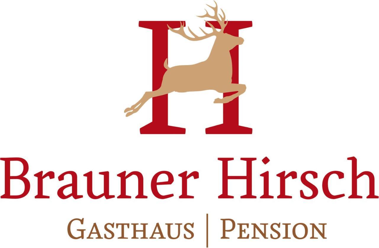 Gasthof-Pension Brauner Hirsch In Alfeld - Mittelfranken Bagian luar foto